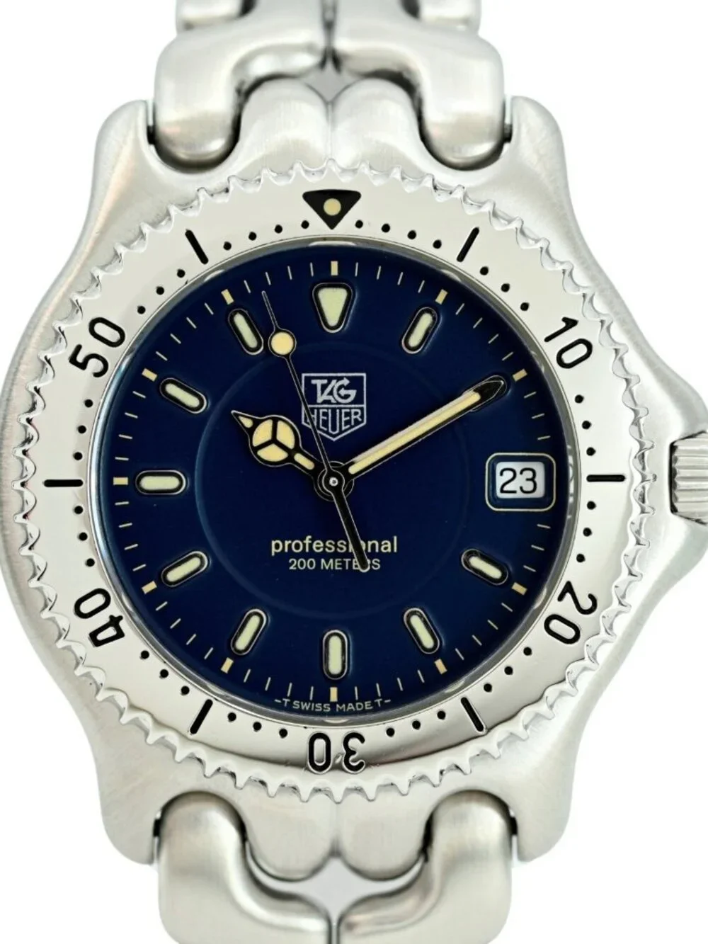 Tag Heuer 38mm Men's SEL Professional Navy Blue Dial 200M Watch! Ref: WG1117-K0!